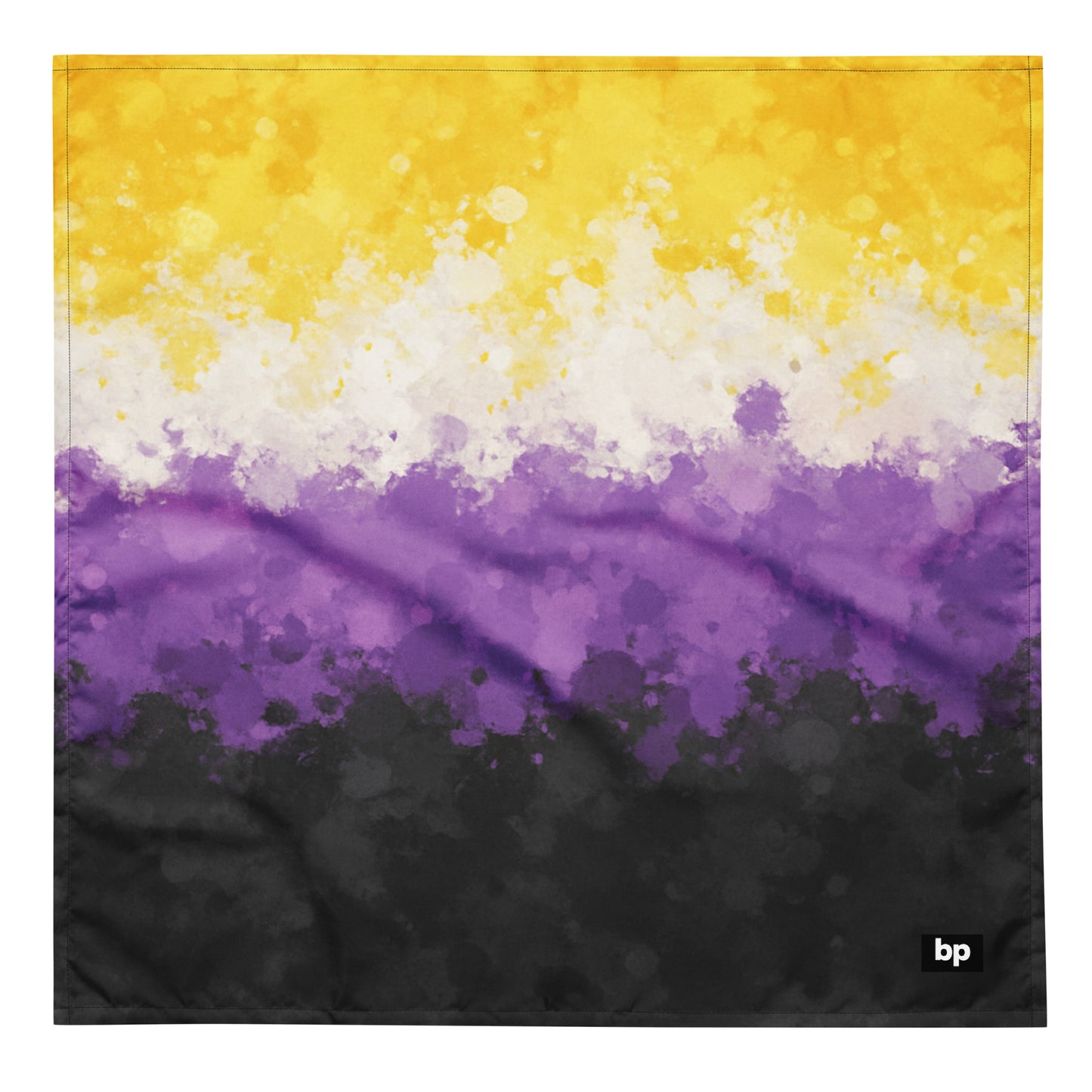 Pride flag bandana lightweight and bold: Nonbinary Pride Bandana
