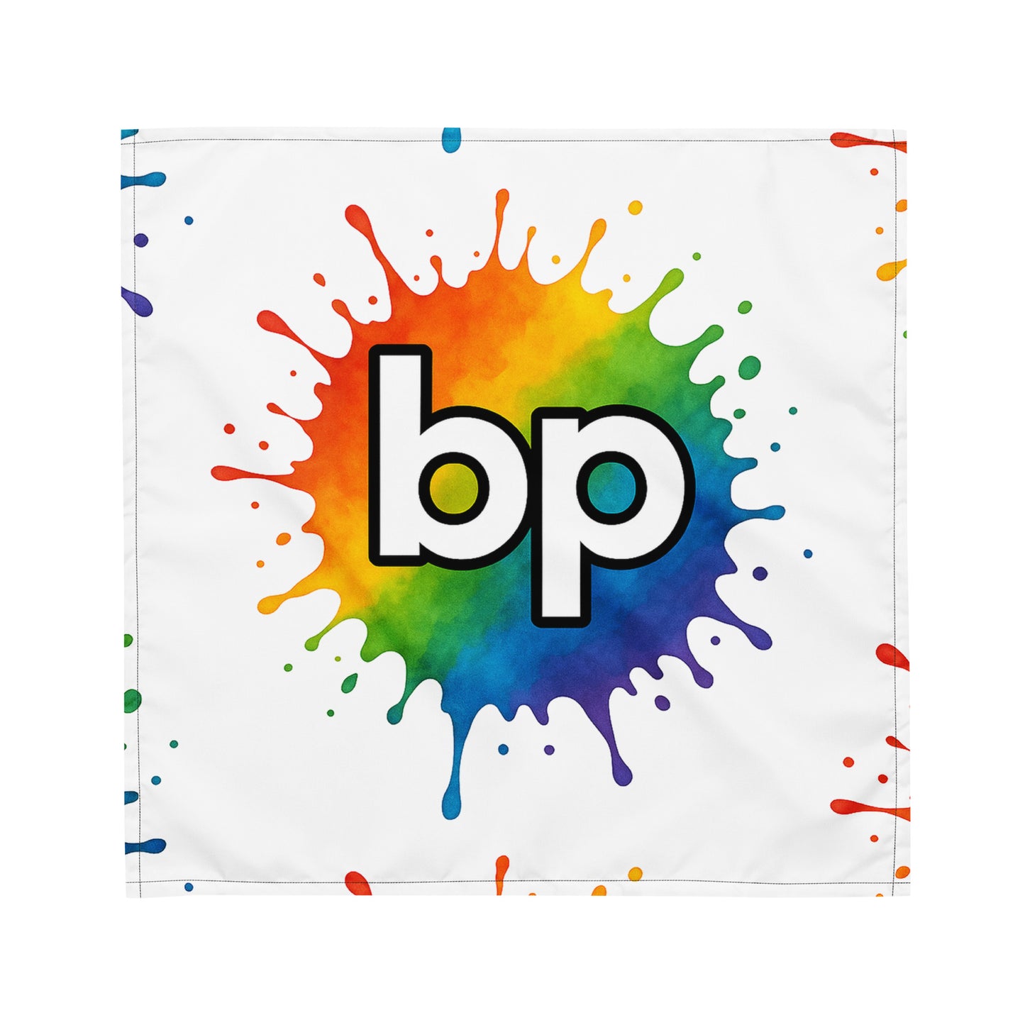 Pride flag bandana lightweight and bold: The Bold Stain Bandana