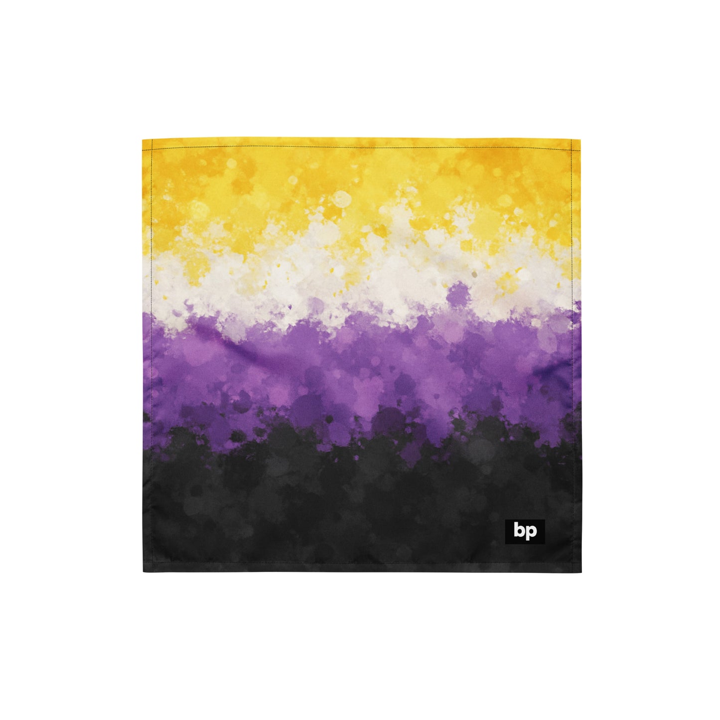 Pride flag bandana lightweight and bold: Nonbinary Pride Bandana