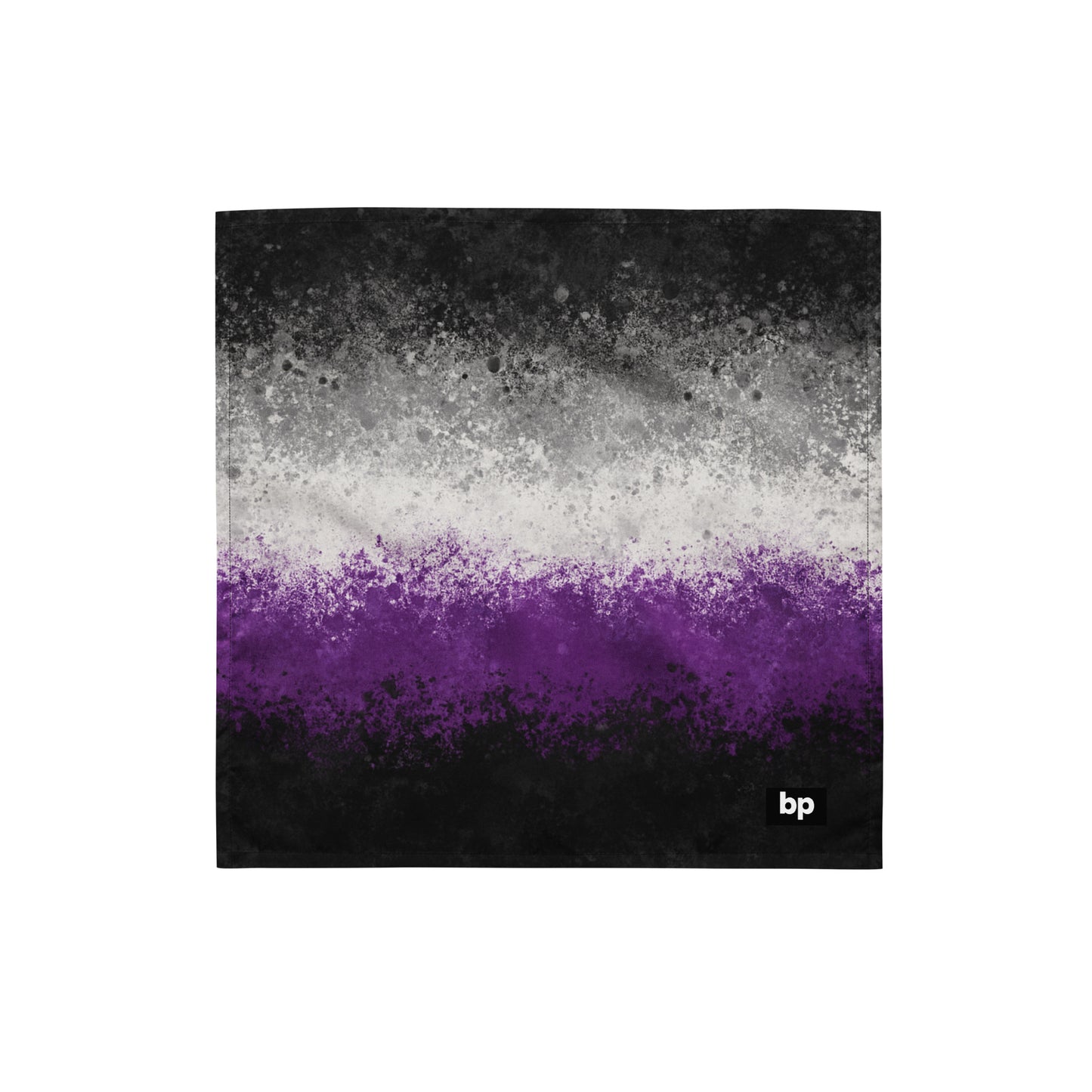 Pride flag bandana lightweight and bold: Asexual Pride Bandana