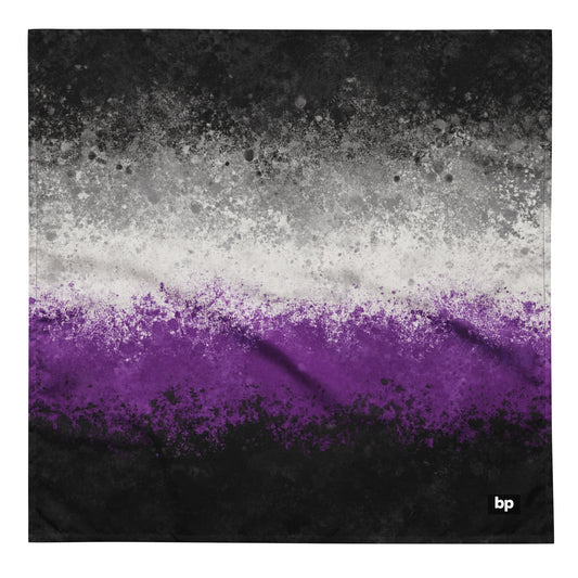 Pride flag bandana lightweight and bold: Asexual Pride Bandana
