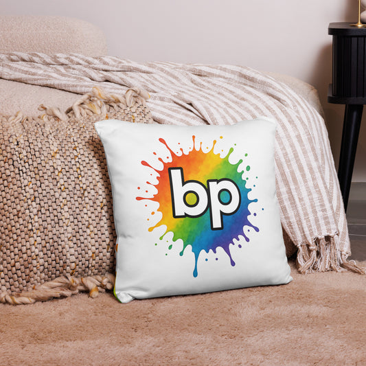 Decorative pride pillow for cozy, affirming spaces: The Pride Pillow