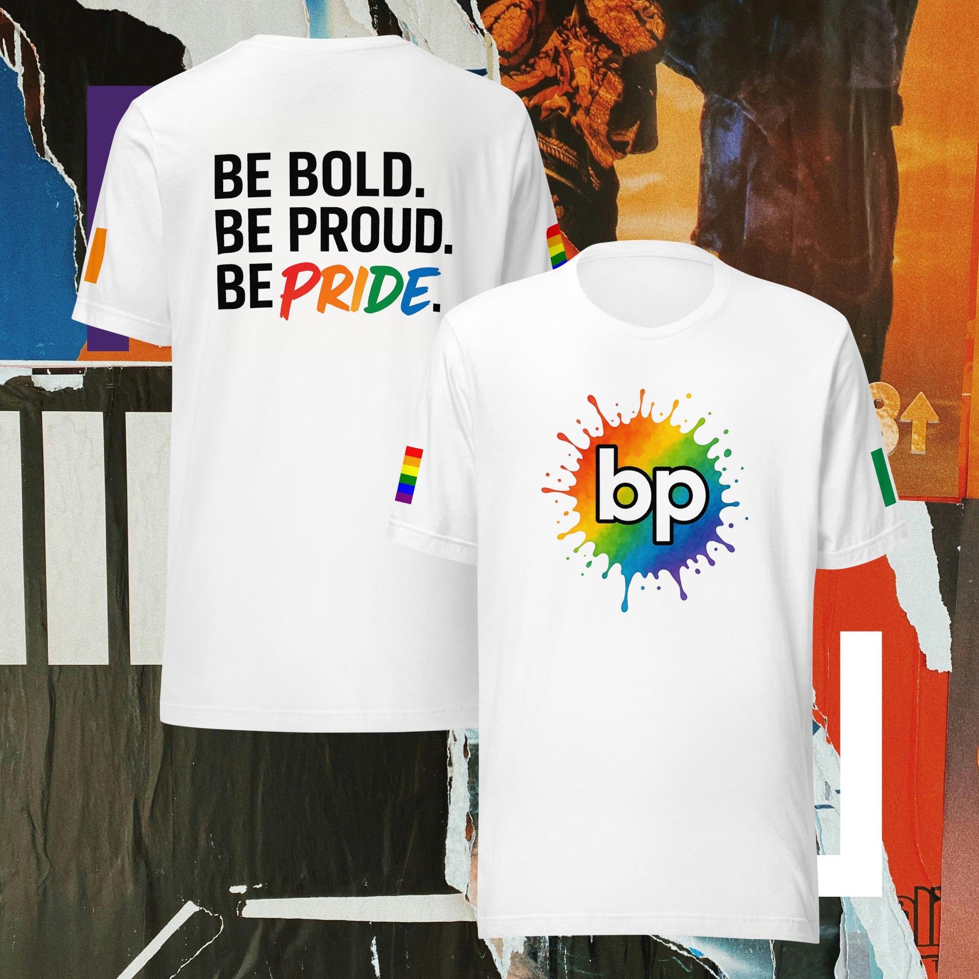 Unisex pride t-shirt with expressive design: The Statement Tee BePride 2025